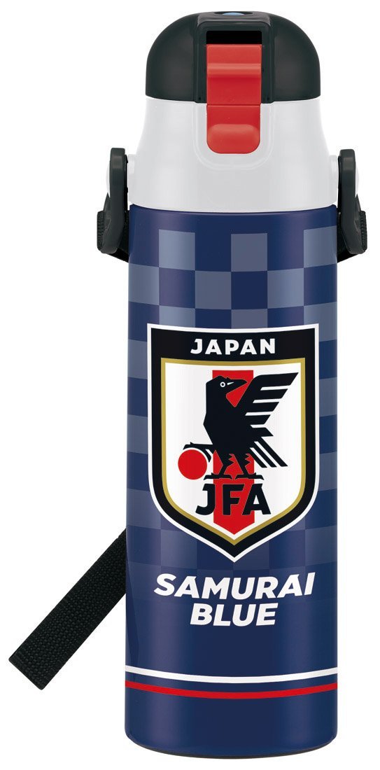 希少！昭和　NIPPON オリンピック切手柄の水筒　高26.5cm　蓋直径7cm zk-0236.jpg