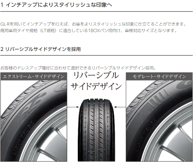 ブリヂストン 215/65R16 C 109/107R GL-R サマータイヤ (バン用タイヤ