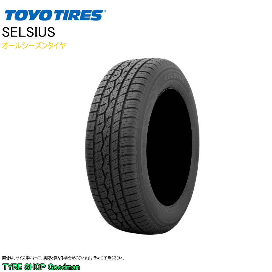 トーヨー オールシーズン 225/55R18 102V XL セルシアス オールシーズンタイヤ (サマータイヤ)(個人宅不可)(18インチ)(225-55-18)｜goodman