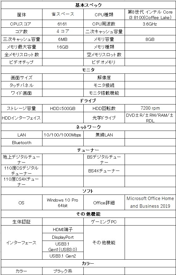 A612DPF8E122 東芝 dynaDesk DT100/P Windowsデスクトップ :4974019982045:SYデンキ-Y - 通販  - Yahoo!ショッピング