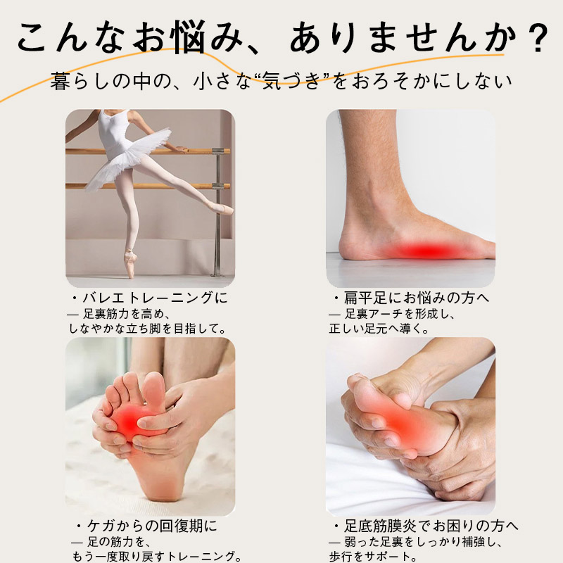 2点目500円OFF！足アーチトレーナー 土踏まずトレーニング 足裏