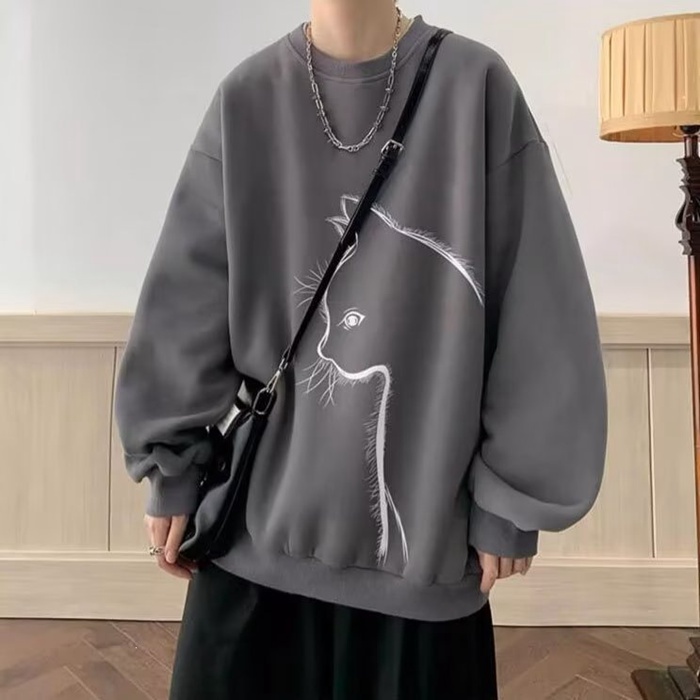 トレーナー メンズ 長袖 丸襟 Tシャツ 大きいサイズ プルオーバー カジュアル 快適 クルーネック ゆったり 春服 秋服 |  | 10