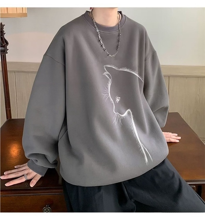 トレーナー メンズ 長袖 丸襟 Tシャツ 大きいサイズ プルオーバー カジュアル 快適 クルーネック ゆったり 春服 秋服 |  | 12