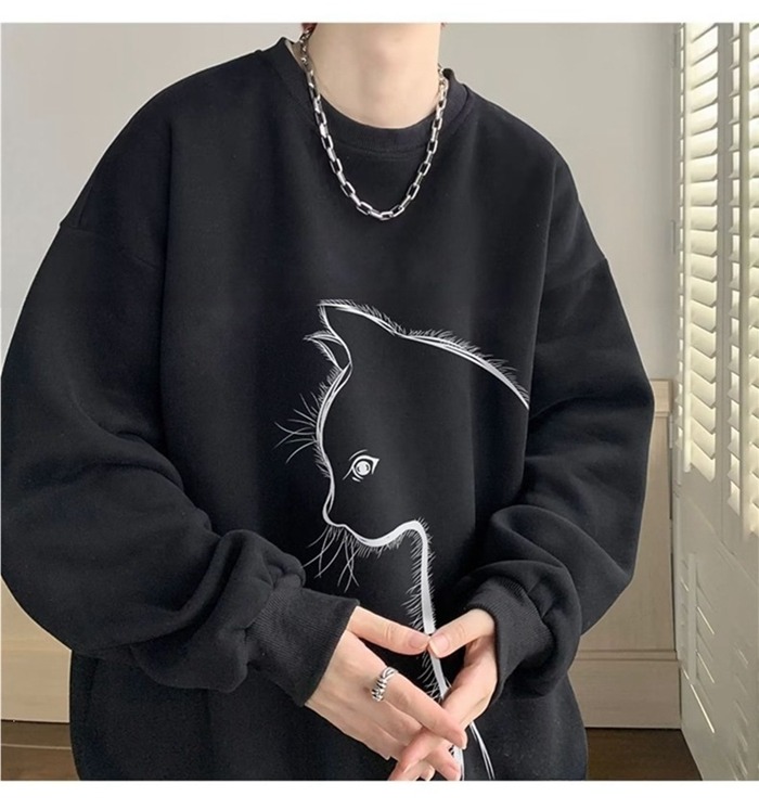 トレーナー メンズ 長袖 丸襟 Tシャツ 大きいサイズ プルオーバー カジュアル 快適 クルーネック ゆったり 春服 秋服 |  | 06