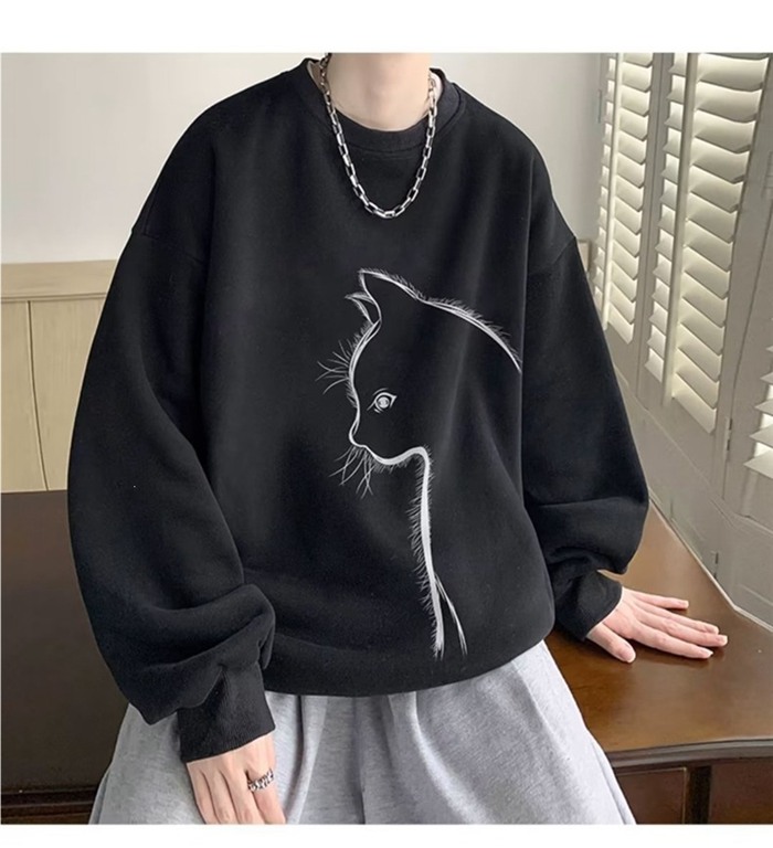 トレーナー メンズ 長袖 丸襟 Tシャツ 大きいサイズ プルオーバー カジュアル 快適 クルーネック ゆったり 春服 秋服 |  | 07