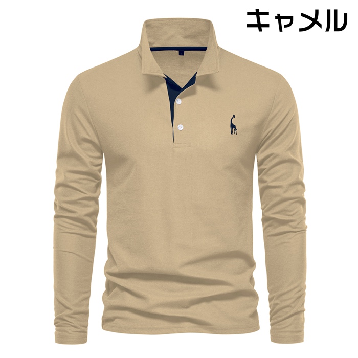 ゴルフウェア ポロシャツ メンズ 長袖 Tシャツ ビジネス プレゼント 父の日 柔らかい カジュアル ゴルフシャツ 部屋着 おしゃれ 大きいサイズ |  | 05