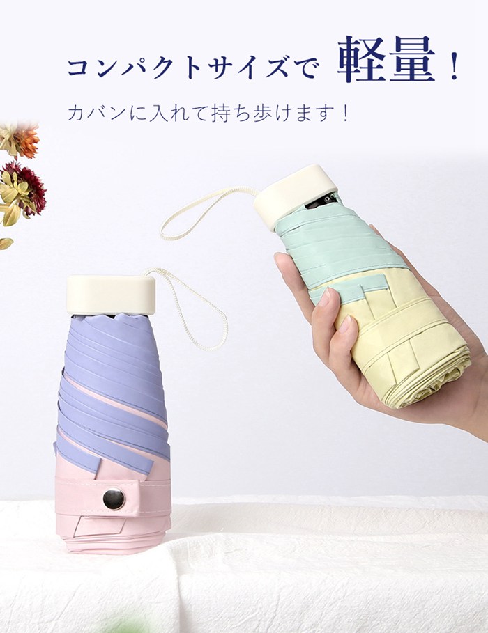 日傘 晴れ雨兼用 折りたたみ傘 熱中症対策 遮光 UPF50+ UV対策 UVカット 日焼け防止 雨傘 軽量 レディース 撥水加工 耐強風 遮光 遮熱 |  | 07