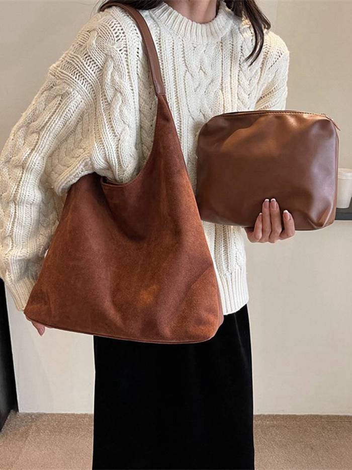 トートバッグ レディース   大容量 ショルダーバッグ 2点セット クラッチバッグ A4 ビジネス マザーズバッグ おしゃれ シ |  | 16