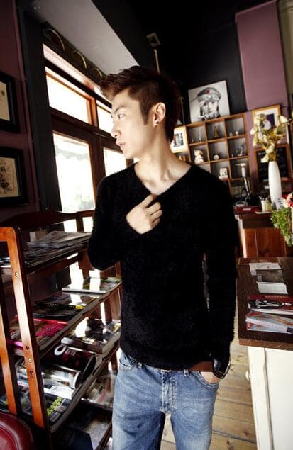 モヘアニット ニット ふわふわ セーター フィット メンズ フェザーヤーン モヘアタッチ Ｖネック Uネック 長袖 オシャレ |  | 13