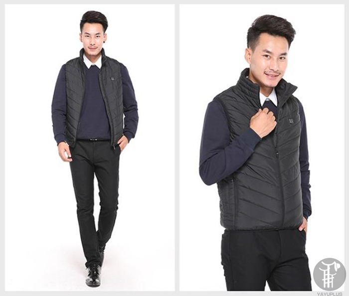 ヒーターベスト 電熱ベスト ヒートウォーム ヒーター付き 3段温度調整 あったかインナー 防寒インナー 極暖 ジャケット USB 加熱 洗濯可 秋冬今話題 |  | 01