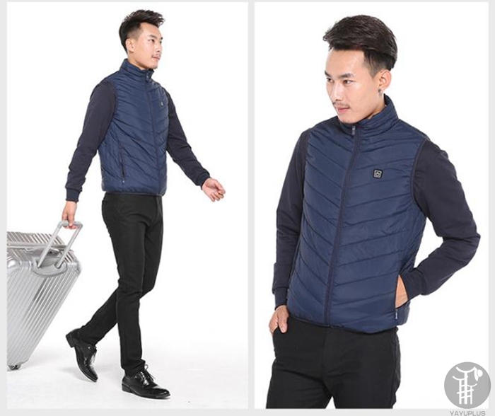 ヒーターベスト 電熱ベスト ヒートウォーム ヒーター付き 3段温度調整 あったかインナー 防寒インナー 極暖 ジャケット USB 加熱 洗濯可 秋冬今話題 |  | 02