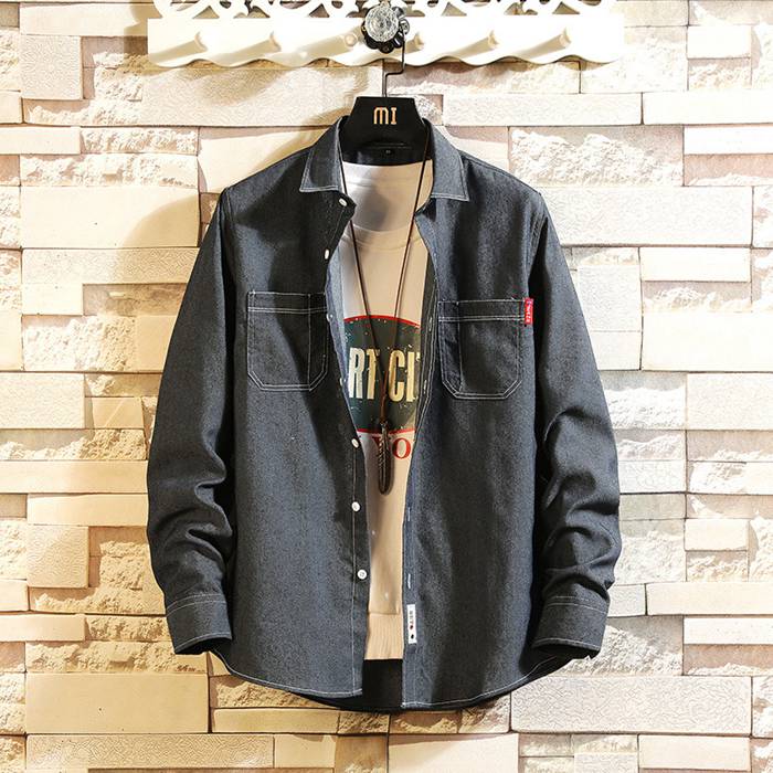 デニムシャツ メンズ 長袖 長袖シャツ ウエスタンシャツ ウォッシュ加工 デニム 生地 カジュアル |  | 01