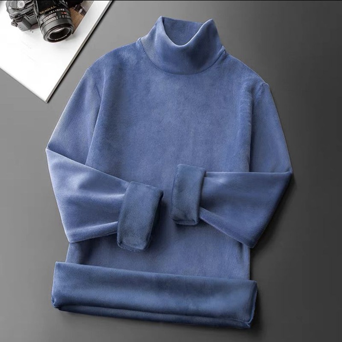 裏起毛 Tシャツ ハイネックトップス 暖かい 防寒 タートルネック インナー メンズ 秋冬  韓国ファッション シンプル カジュアル |  | 04