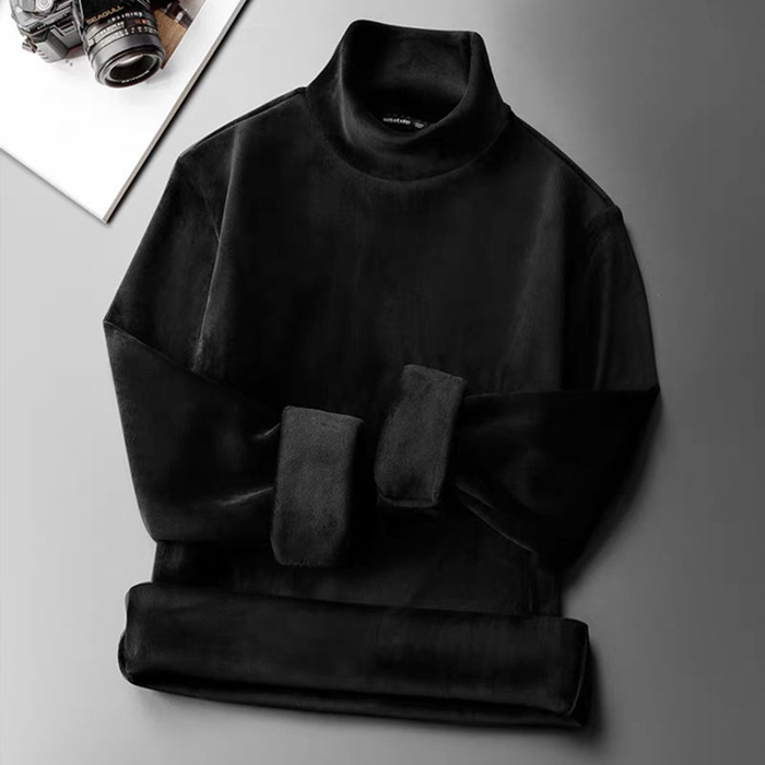 裏起毛 Tシャツ ハイネックトップス 暖かい 防寒 タートルネック インナー メンズ 秋冬  韓国ファッション シンプル カジュアル |  | 01