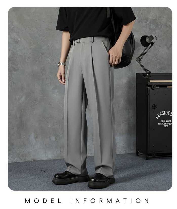 スラックス メンズ 防シワ ワイドストレートスラックス センタープレス 大きいサイズ おしゃれ ワイドパンツ ビジネス シンプ |  | 15