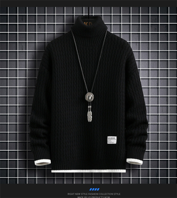 セーター 冬服 メンズ ニット２タイプ選択 シンプル ニットセーター カジュアル 無地 暖かい 防寒 おしゃれ プルオーバー トップス 厚手 |  | 07