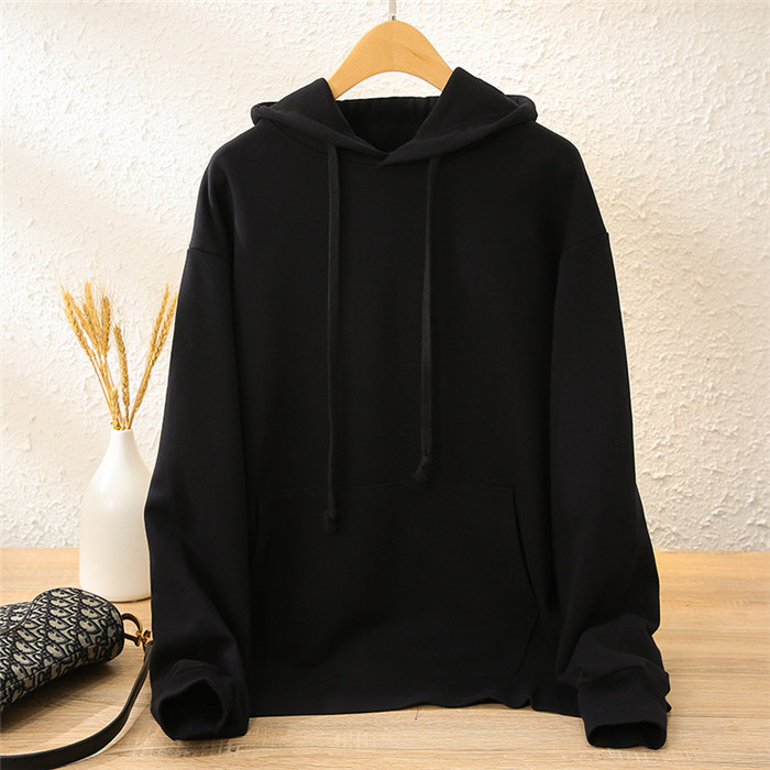 パーカー プルオーバーパーカー レディース 体型カバー 9色 無地