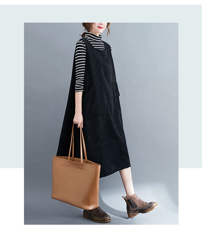 ジャンパースカート ベストワンピース コーデュロイ ジャンパースカート チュニック レディース ノースリーブ ロングワンピース |  | 12