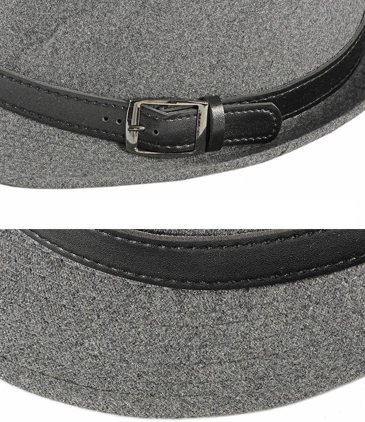 中折れ帽子 ハット メンズ レディース 防寒対策 フェドラハット 暖かい メルトン素材 男女兼用 無地 防風 帽子 厚手 冬用帽子 |  | 14