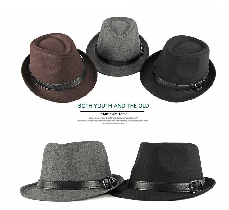 中折れ帽子 ハット メンズ レディース 防寒対策 フェドラハット 暖かい メルトン素材 男女兼用 無地 防風 帽子 厚手 冬用帽子 |  | 06