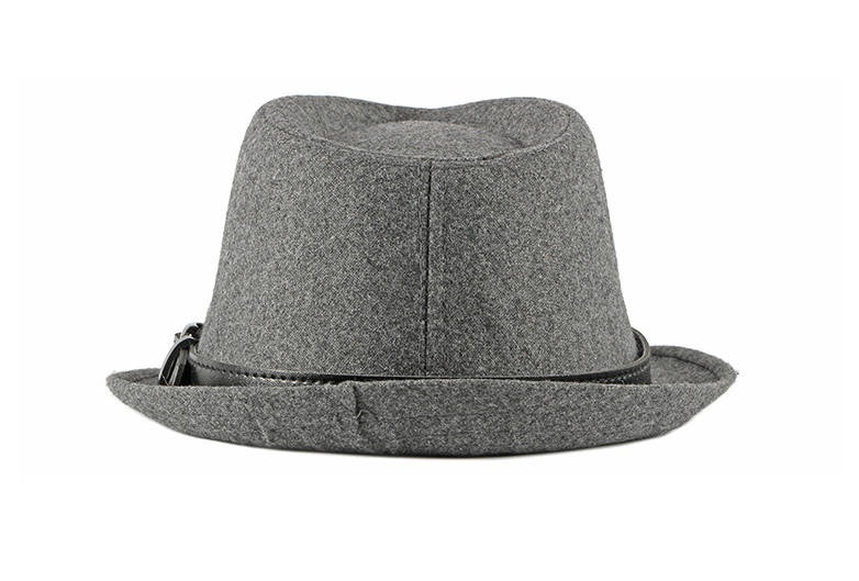 中折れ帽子 ハット メンズ レディース 防寒対策 フェドラハット 暖かい メルトン素材 男女兼用 無地 防風 帽子 厚手 冬用帽子 |  | 09
