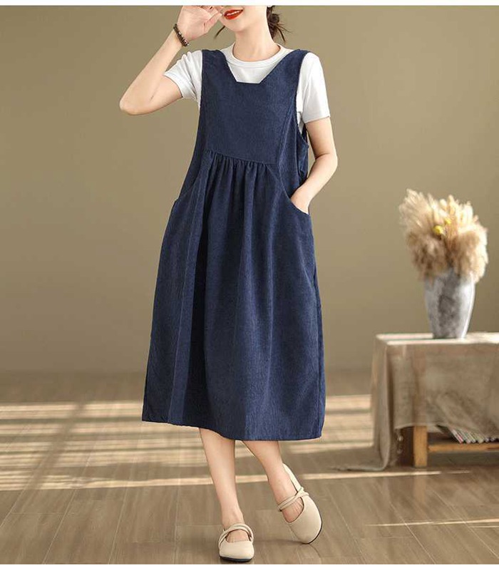 ジャンパースカート レディース コーデュロイ サロペット ワンピース サロペットスカート オールインワン |  | 14