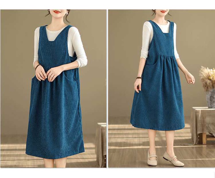 ジャンパースカート レディース コーデュロイ サロペット ワンピース サロペットスカート オールインワン |  | 12