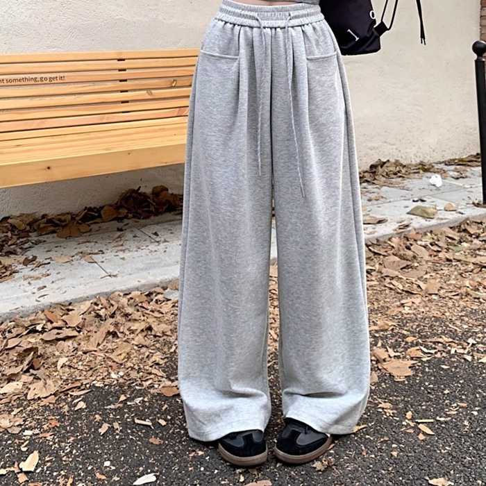 ワイドパンツ レディース スウェット パンツ 春 秋 ウエストゴム リラックスパンツ スウェットパンツ ボトムス ゆ |  | 03