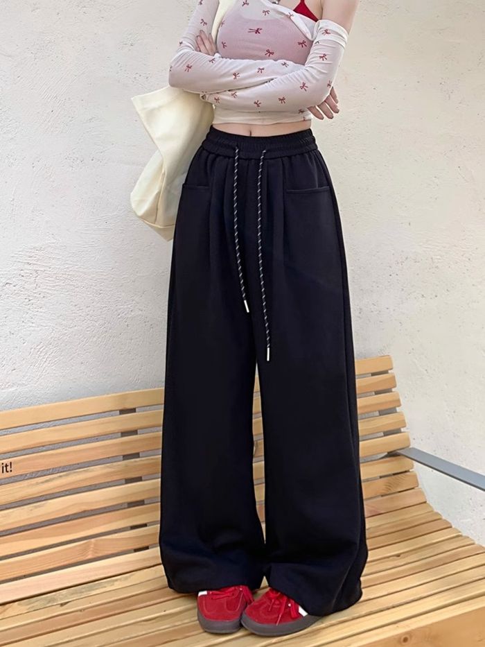 ワイドパンツ レディース スウェット パンツ 春 秋 ウエストゴム リラックスパンツ スウェットパンツ ボトムス ゆ |  | 10