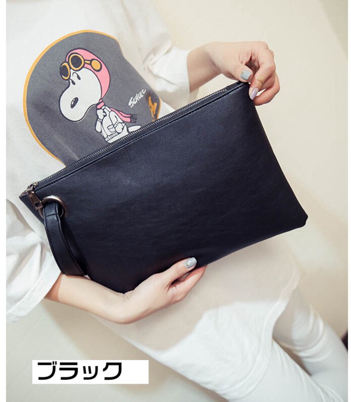 クラッチバック レディース セカンドバッグ トート  通勤バッグ PUレザー 多機能 バック ビジネス 大人 可愛い ファスナー付き |  | 01