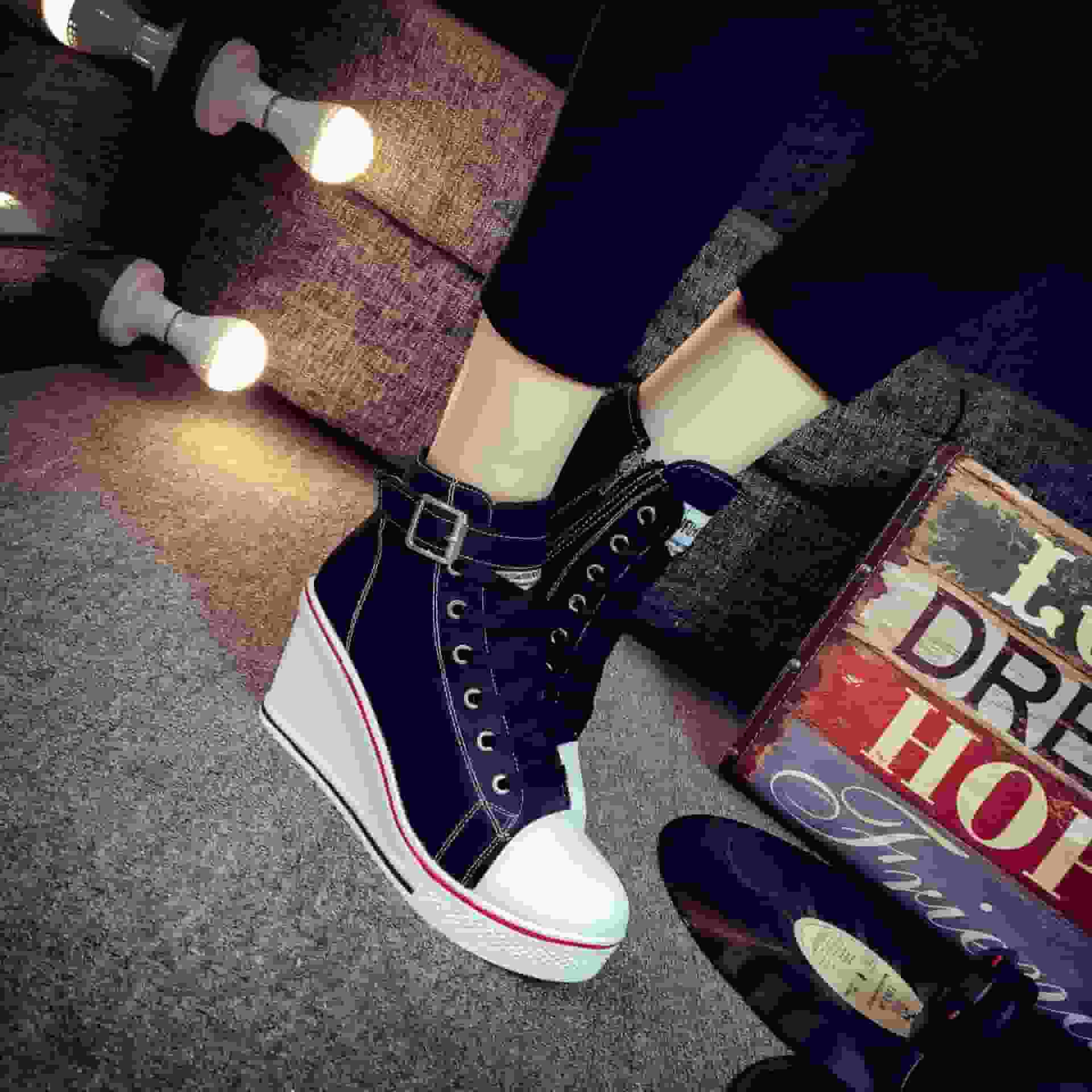 ヒールスニーカー レディース サイドジップ ウェッジソール ハイヒール スニーカー カジュアル シューズ 厚底スニーカー |  | 15