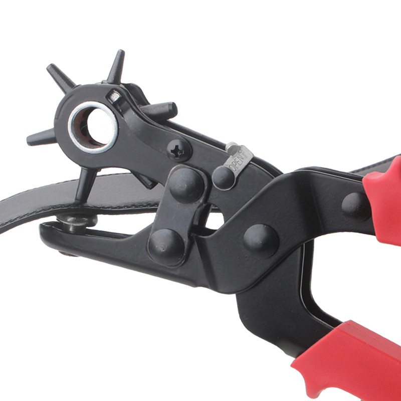 穴あけパンチ レザーパンチ 穴開け ベルト ロータリーレザーパンチ