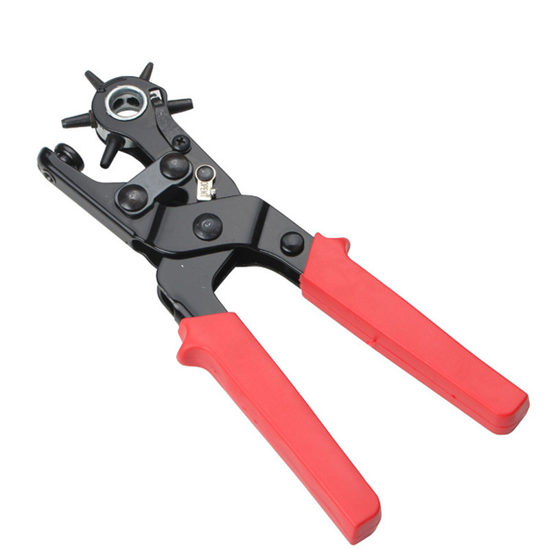 穴あけパンチ レザーパンチ 穴開け ベルト ロータリーレザーパンチ