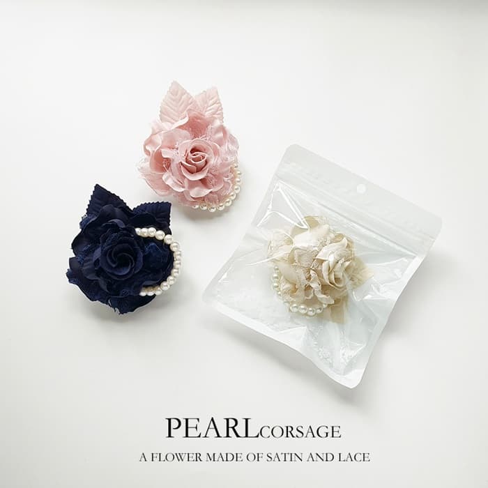 コサージュ 卒園式 卒業式 パール レース バラ 薔薇 ブローチ フォーマル 入園式 入学式 髪飾り 2way 華やか 上品 大人可愛い |  | 09
