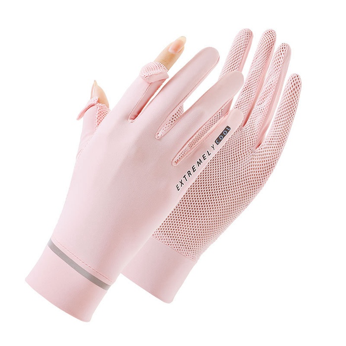 uvカット 手袋  レディース 運転用手袋 夏用 2本指だし グローブ UPF50+ |  | 03