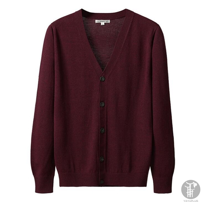 カーディガン メンズ カーデ 秋 トップス ニットカーディガン ニット ビジネス 冷房対策 Vネック 無地 長袖 柔らか 代引不可 |  | 03