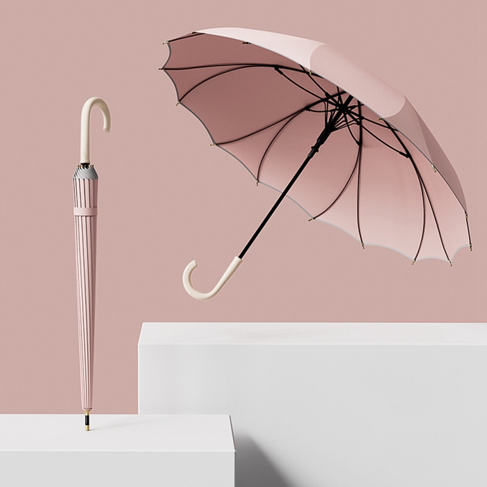一枚張り 長傘 シームレス 16本骨 レディース おしゃれ ジャンプ式 風で裏返っても戻る 耐風 桜骨 グラスファイバー 雨傘 丈夫 風に強い さくら |  | 12
