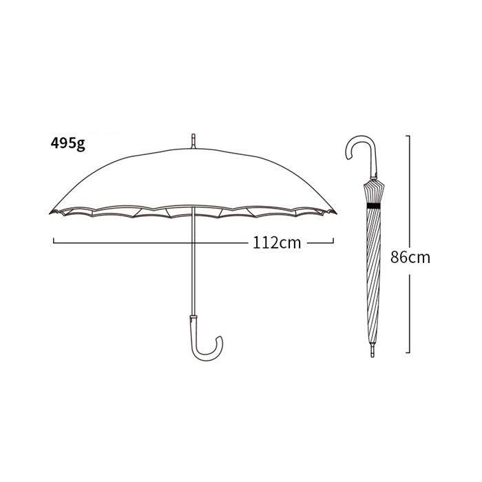 一枚張り 長傘 シームレス 16本骨 レディース おしゃれ ジャンプ式 風で裏返っても戻る 耐風 桜骨 グラスファイバー 雨傘 丈夫 風に強い さくら |  | 08