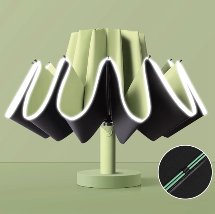 自動開閉 逆折りたたみ傘 日傘 UPF50+ 20本骨 二重骨組み 強風対応 紫外線対策 UVカット 晴雨兼用 軽量 レディース メンズ |  | 14