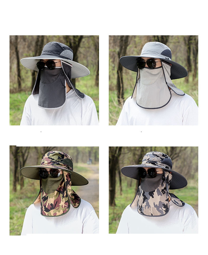 サファリハット メンズ 大きいザイズ 帽子 特大きいサイズ60-65cm ツバ広げ 360度全方位UVカット UPF50 つば広 UVカット帽子 紫外線対策 日除け 通気速乾 |  | 17