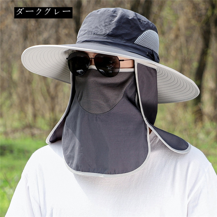 サファリハット メンズ 大きいザイズ 帽子 特大きいサイズ60-65cm ツバ広げ 360度全方位UVカット UPF50 つば広 UVカット帽子 紫外線対策 日除け 通気速乾 |  | 01