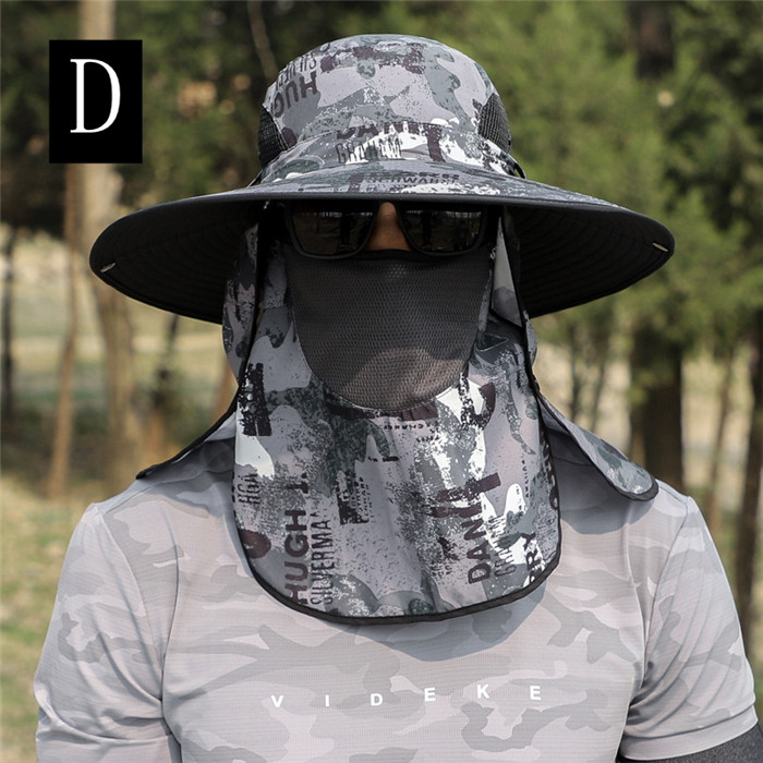 サファリハット メンズ 大きいザイズ 帽子 特大きいサイズ60-65cm ツバ広げ 360度全方位UVカット UPF50 つば広 UVカット帽子 紫外線対策 日除け 通気速乾 |  | 08