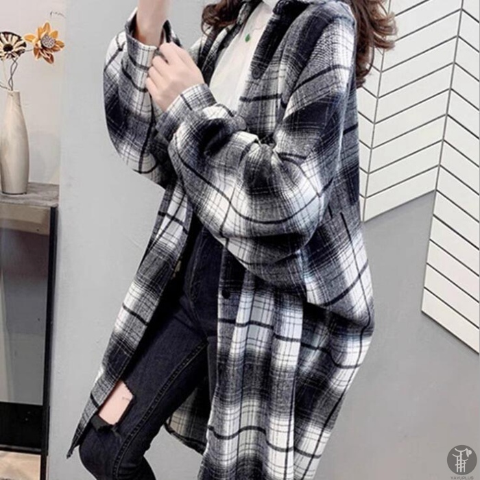 チェックシャツ レディース ロング丈 微起毛 ショート丈 シャツ ブラウス 最大 オフ チェック柄 ロングシャツ レディースファッション おしゃれ 長袖 アウター