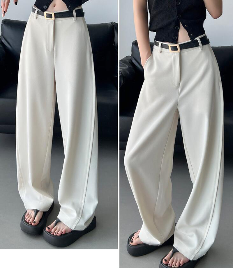 カーブパンツ レディース 夏 バレルレッグ バレルレッグパンツ 体型カバー カーブスラックス スラックス 通勤 オフィスカジュアル |  | 08