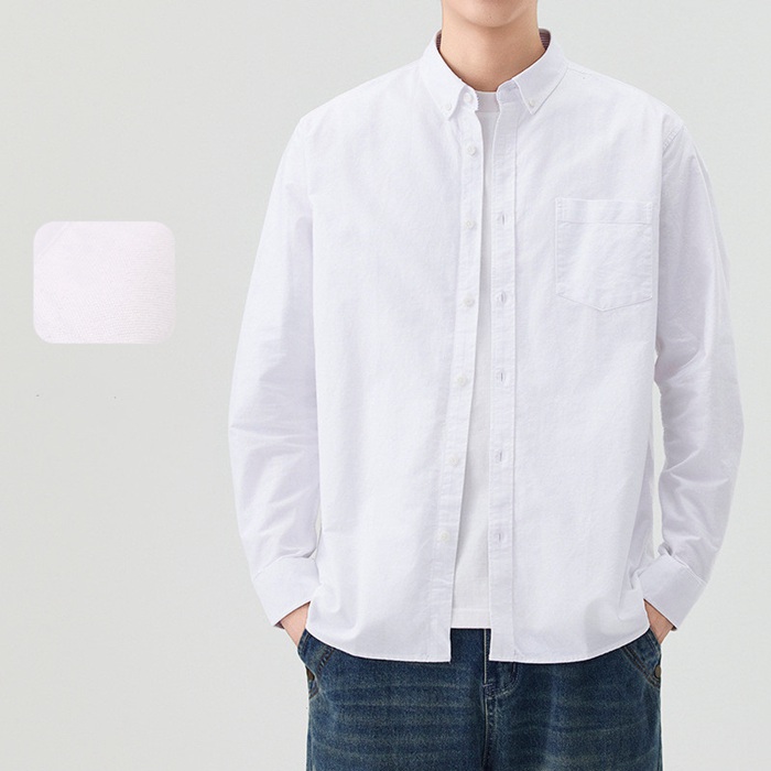 長袖シャツ メンズ yシャツ 長袖 メンズ カジュアルシャツ メンズシャツ ストライプ カジュアル ボタンダウンシャツ  シャツ |  | 13