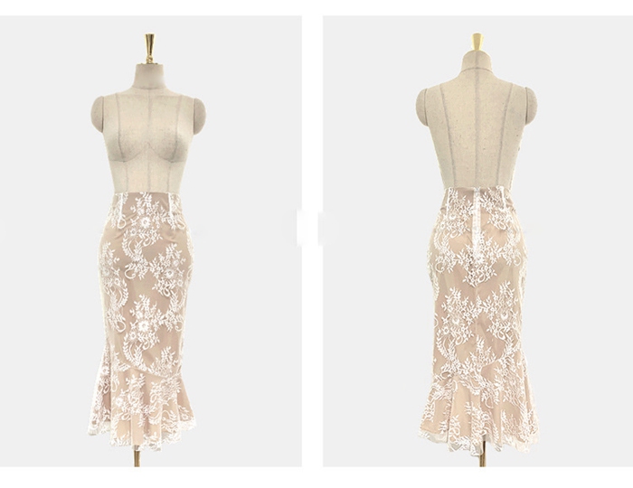 セットアップ タイト 韓国風 レース タイトスカート お嬢様 OL 上品 オフィス 披露宴 二次会 結婚式 入学 |  | 16