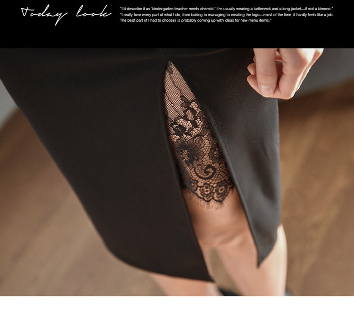 ワンピース 結婚式 お呼ばれドレス シースルー 大人可愛い 黒ワンピース パーティードレス レース スリッ |  | 14