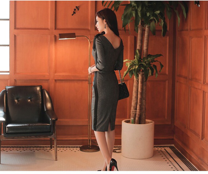 タイトワンピース フォーマル 入学式 入園式 卒業式 ママ 40代 結婚式ワンピース ひざ丈 7分袖 お嬢様 セ |  | 12