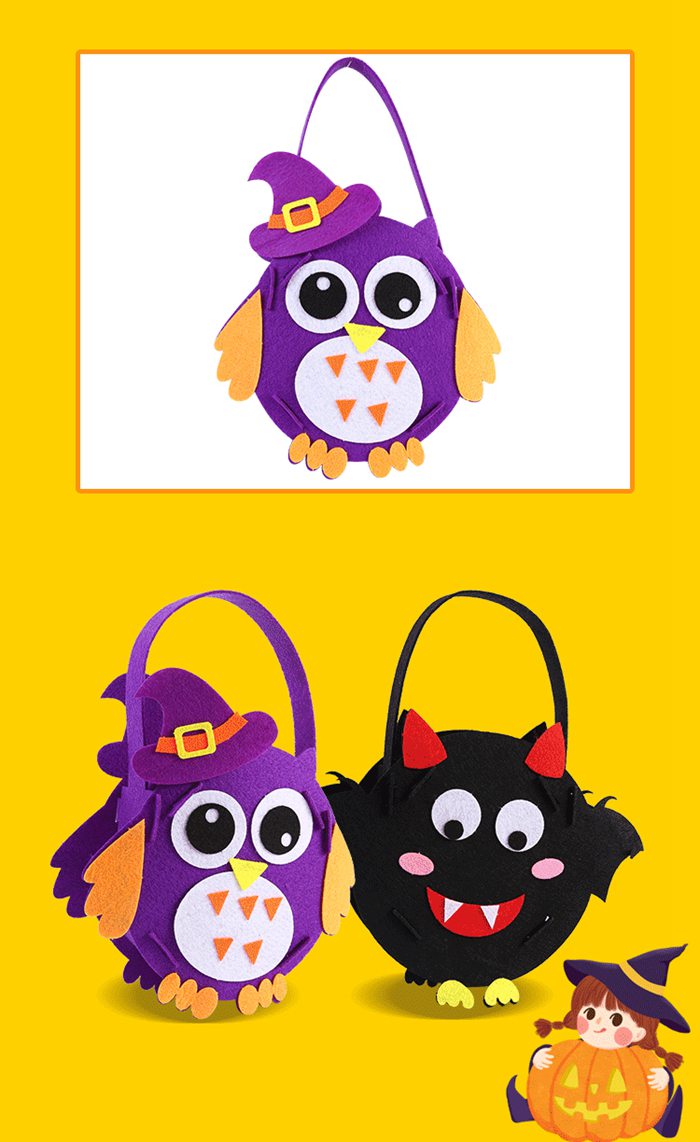 ハロウィン バッグ DIY 不織布 グッズ 手提げ袋 ミニバッグ トートバッグ 手芸キット お菓子袋 ギフトバッグ ギフト フェルト |  | 13