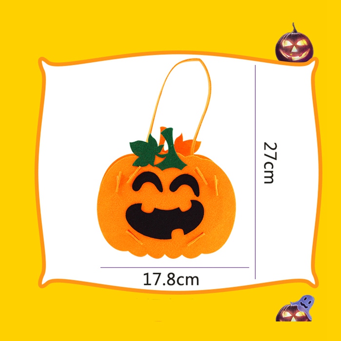 ハロウィン バッグ DIY 不織布 グッズ 手提げ袋 ミニバッグ トートバッグ 手芸キット お菓子袋 ギフトバッグ ギフト フェルト |  | 09